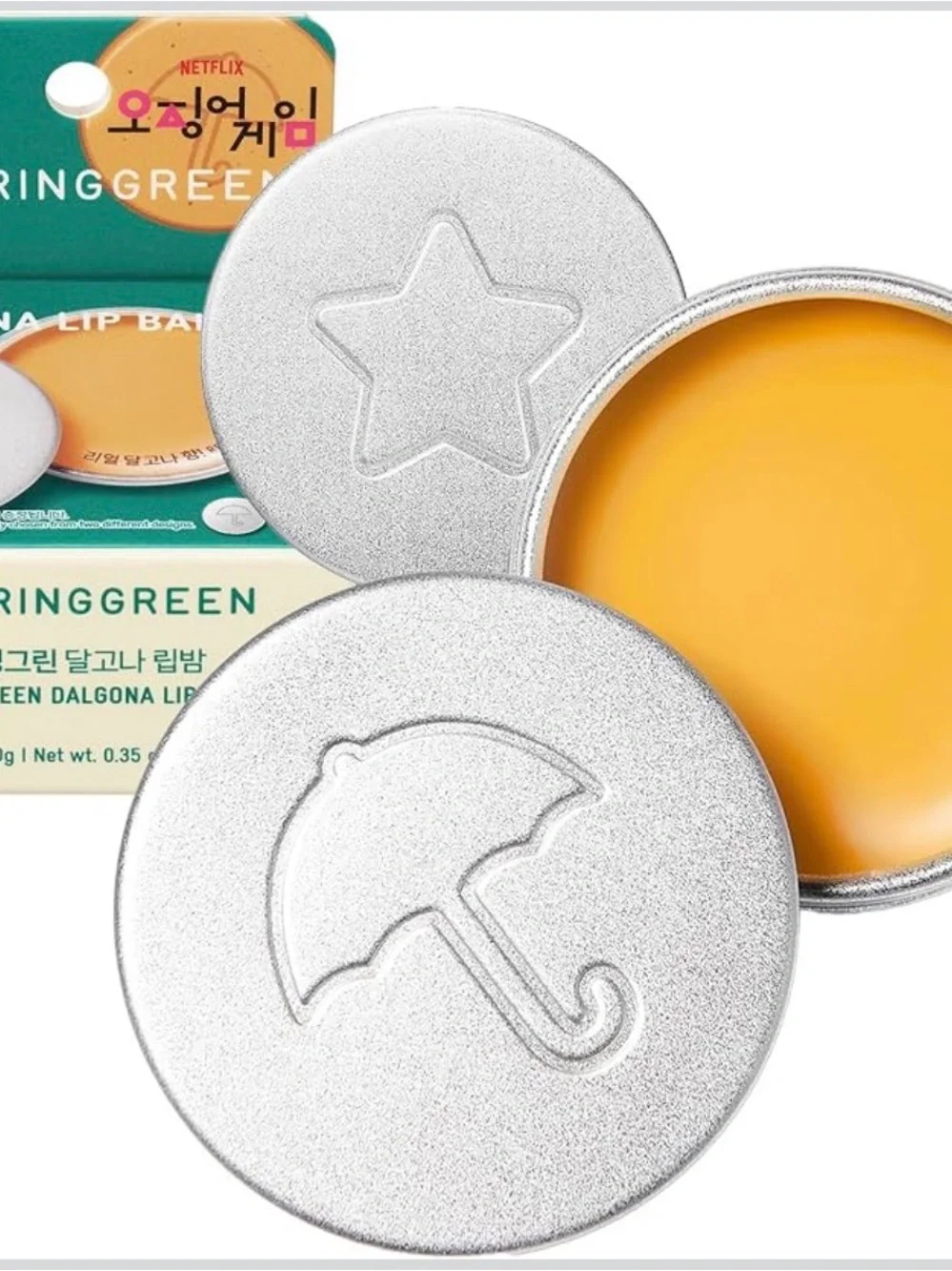 Dalgona Lip Balm from Squid Game